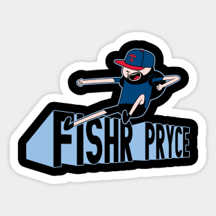 Fishr Pryce Finn Flying Kick Sticker